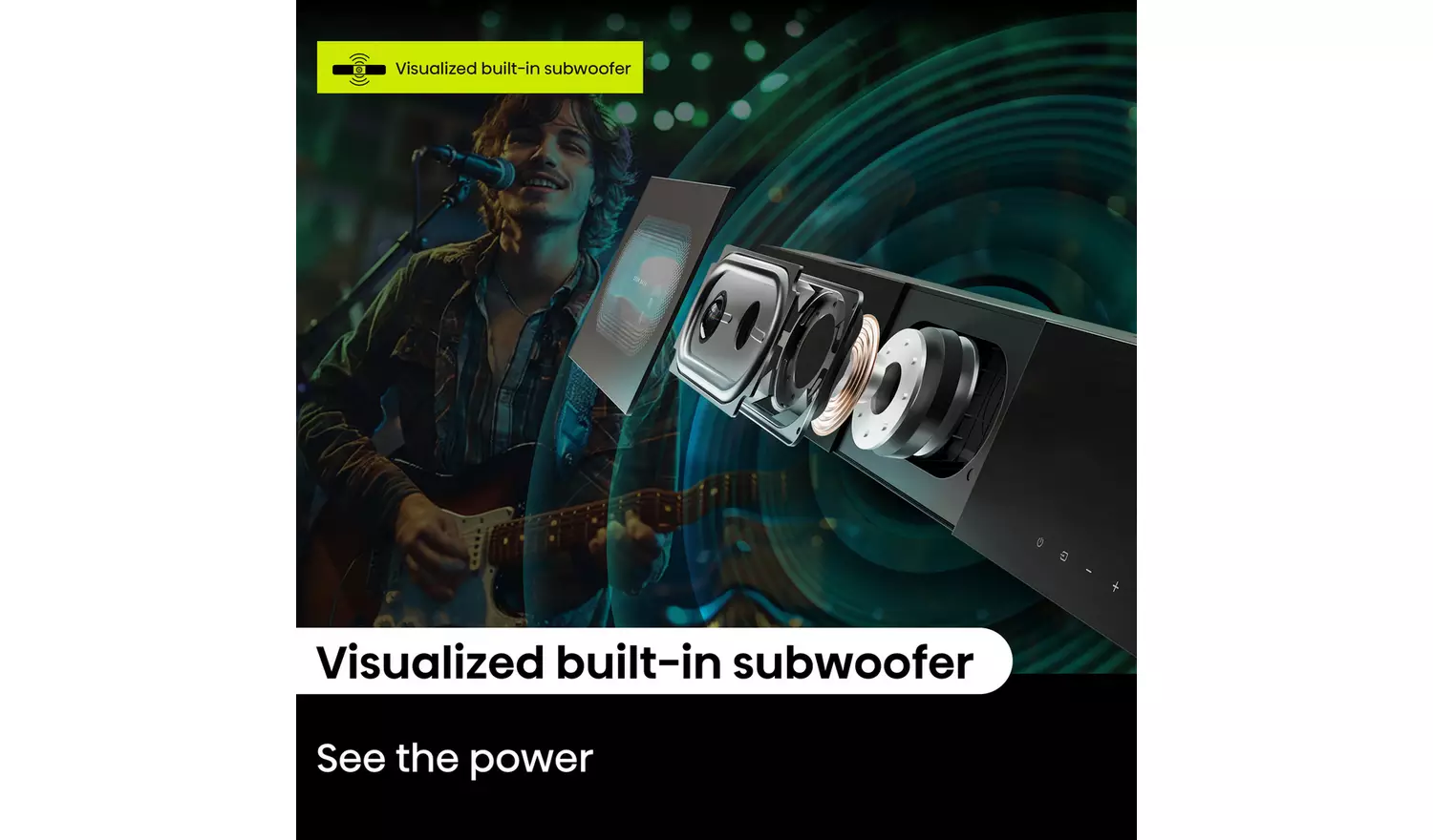 Hisense HS2000 240W 2.1Ch All-In-One Bluetooth Soundbar