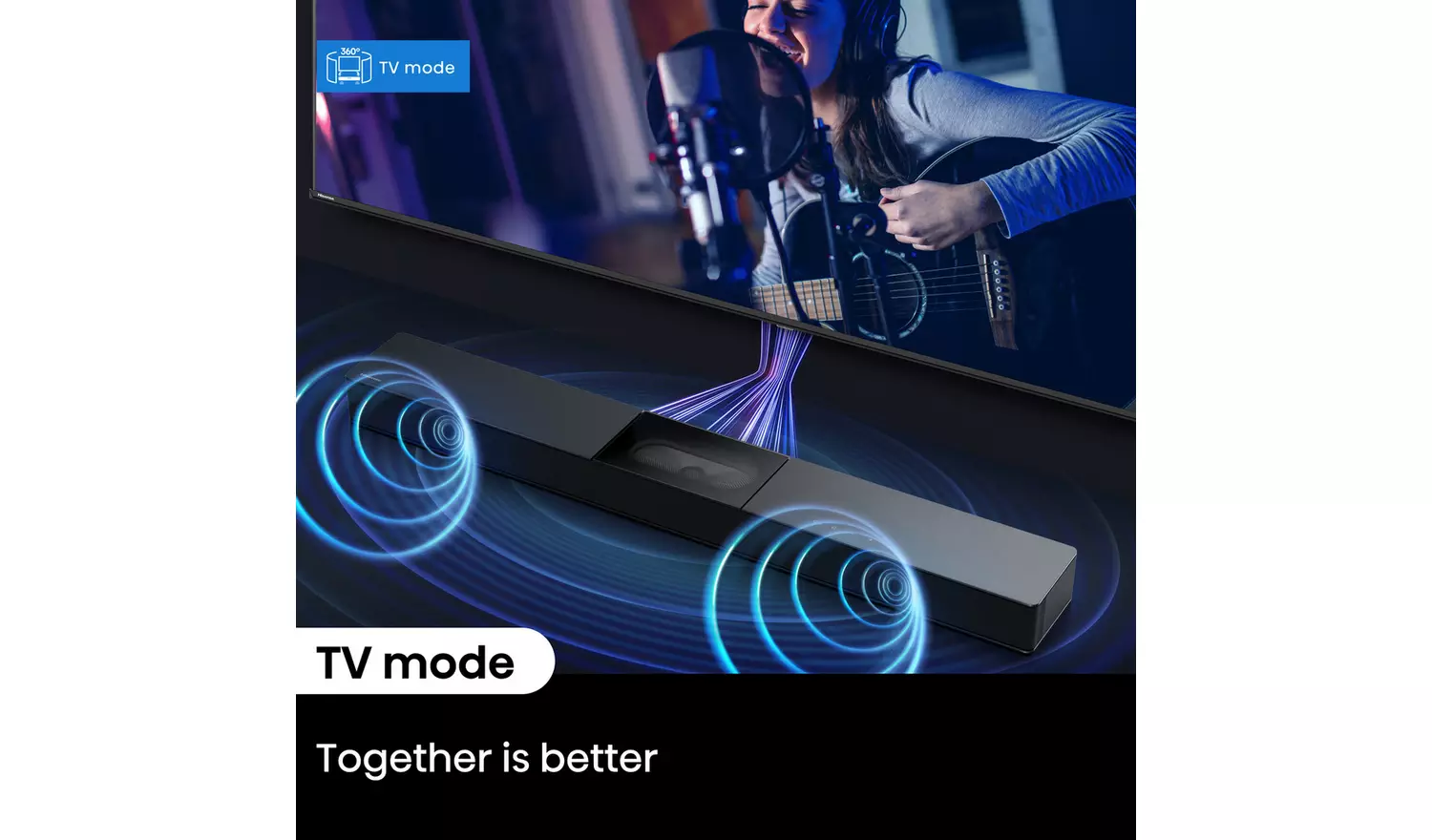 Hisense HS2000 240W 2.1Ch All-In-One Bluetooth Soundbar