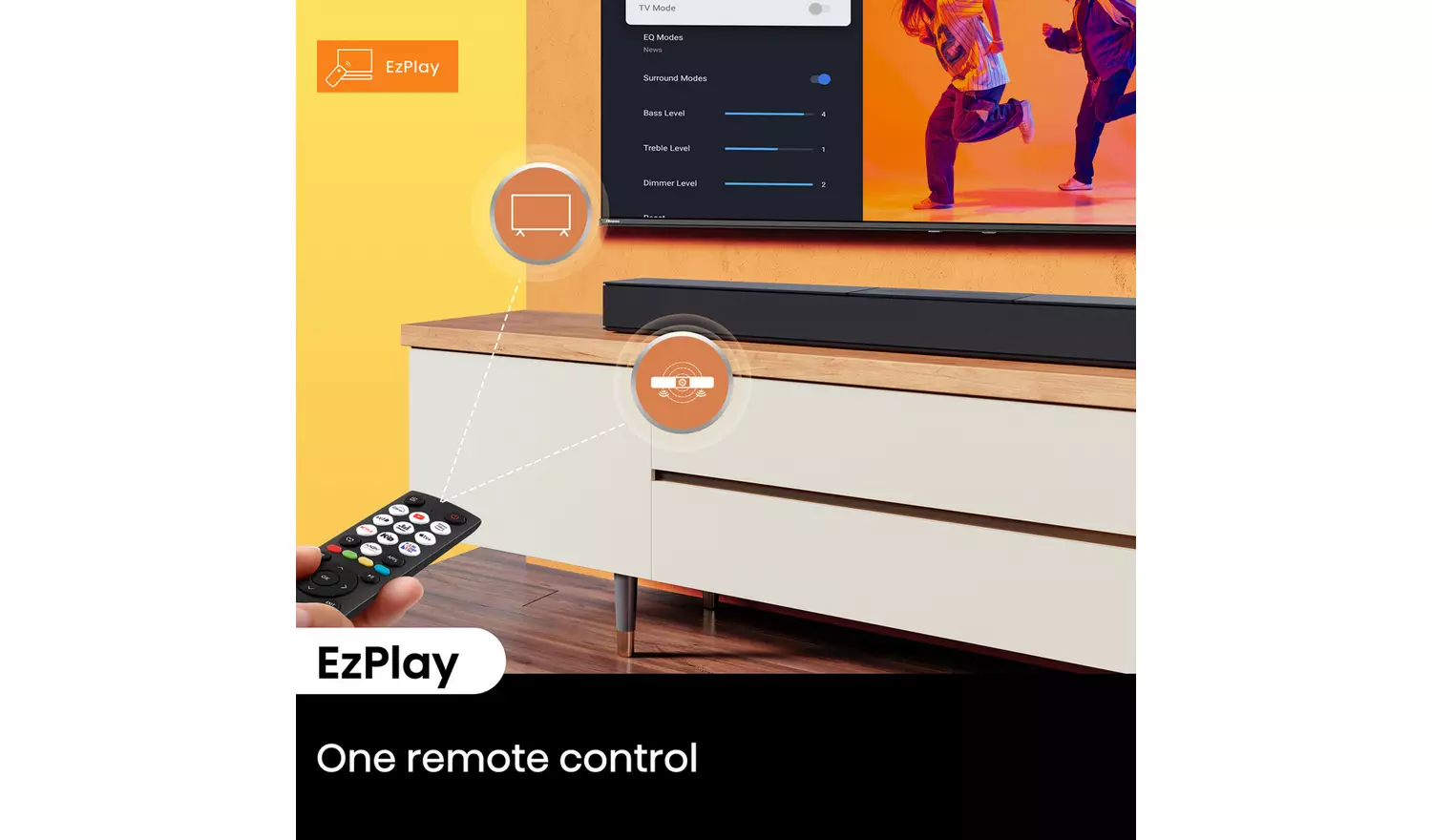 Hisense HS2000 240W 2.1Ch All-In-One Bluetooth Soundbar