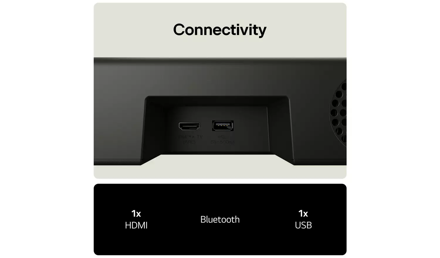 LG US20A 2Ch All-In-One Bluetooth Soundbar