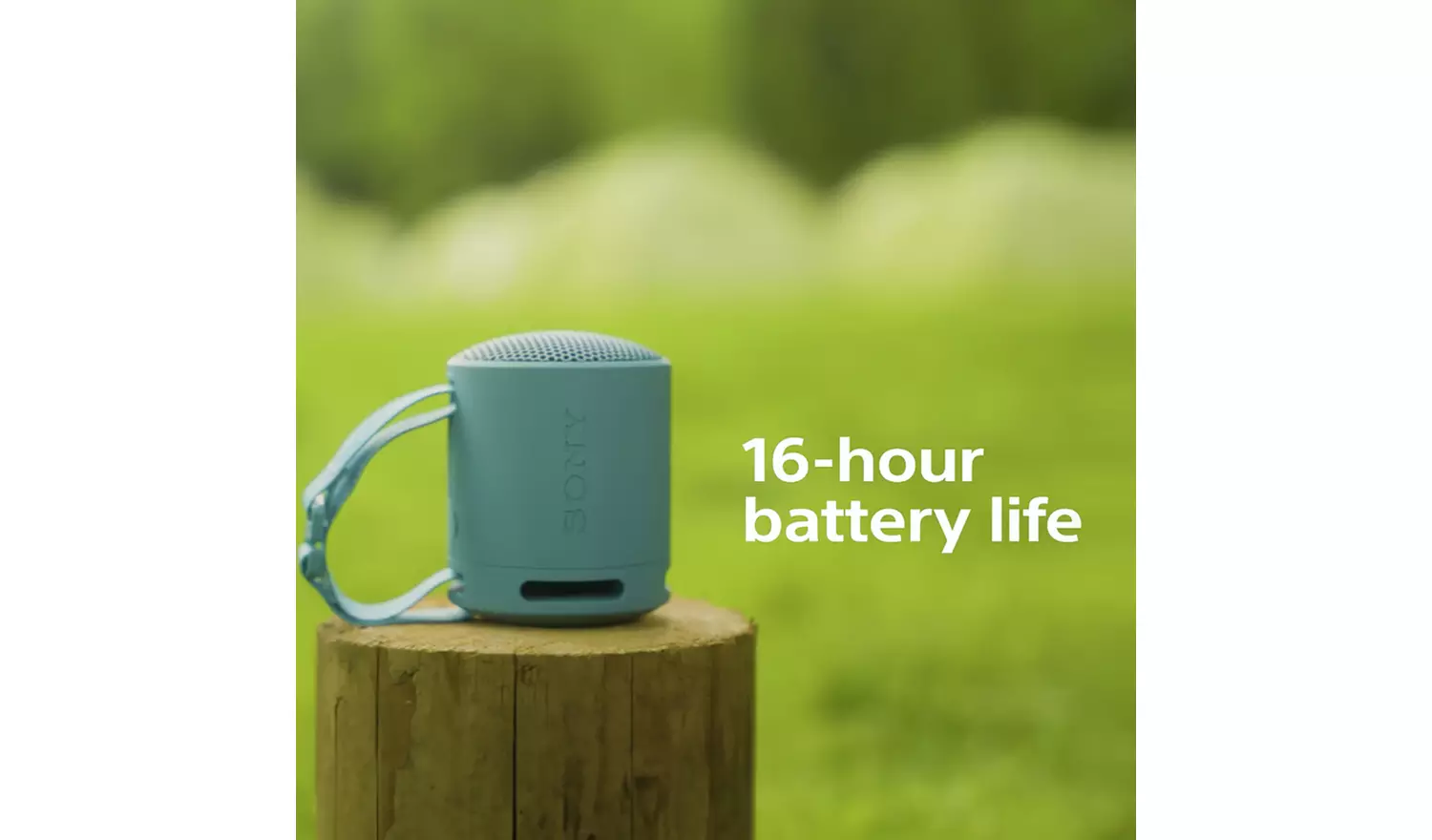 Sony SRS-XB100 Bluetooth Portable Speaker - Grey