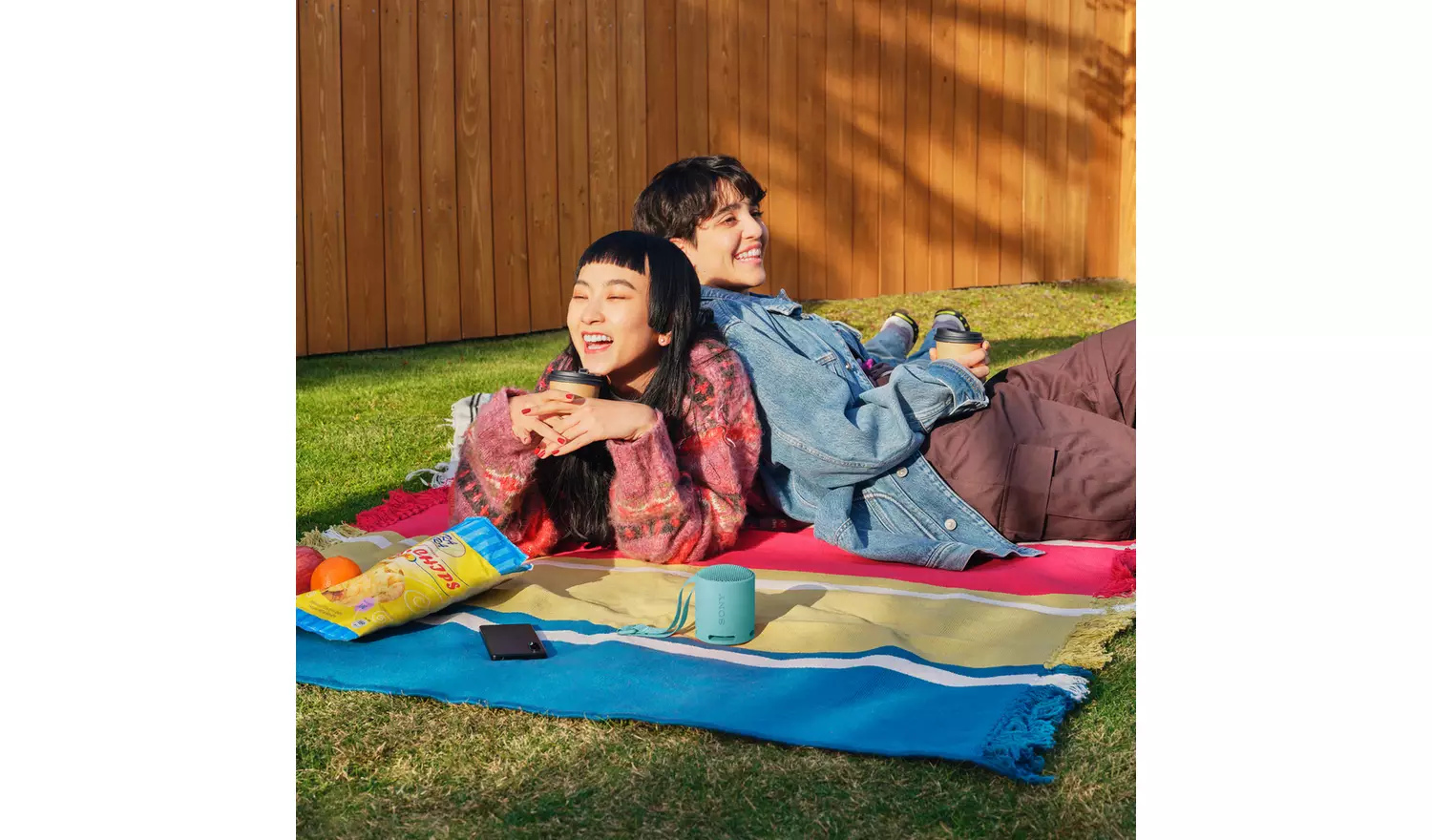 Sony SRS-XB100 Bluetooth Portable Speaker - Grey