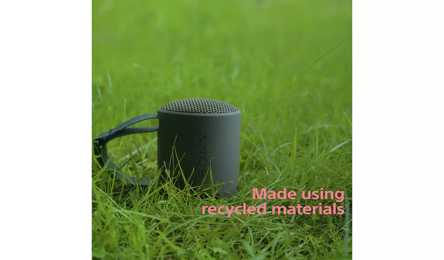 Sony SRS-XB100 Bluetooth Portable Speaker - Grey