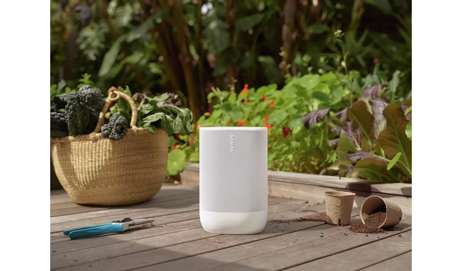 Sonos Move 2 Bluetooth Portable Speaker - White