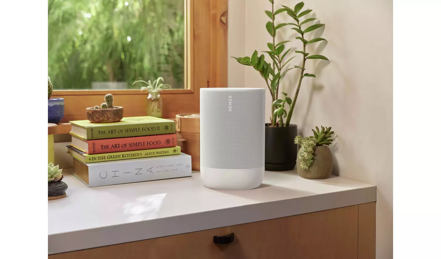 Sonos Move 2 Bluetooth Portable Speaker - White