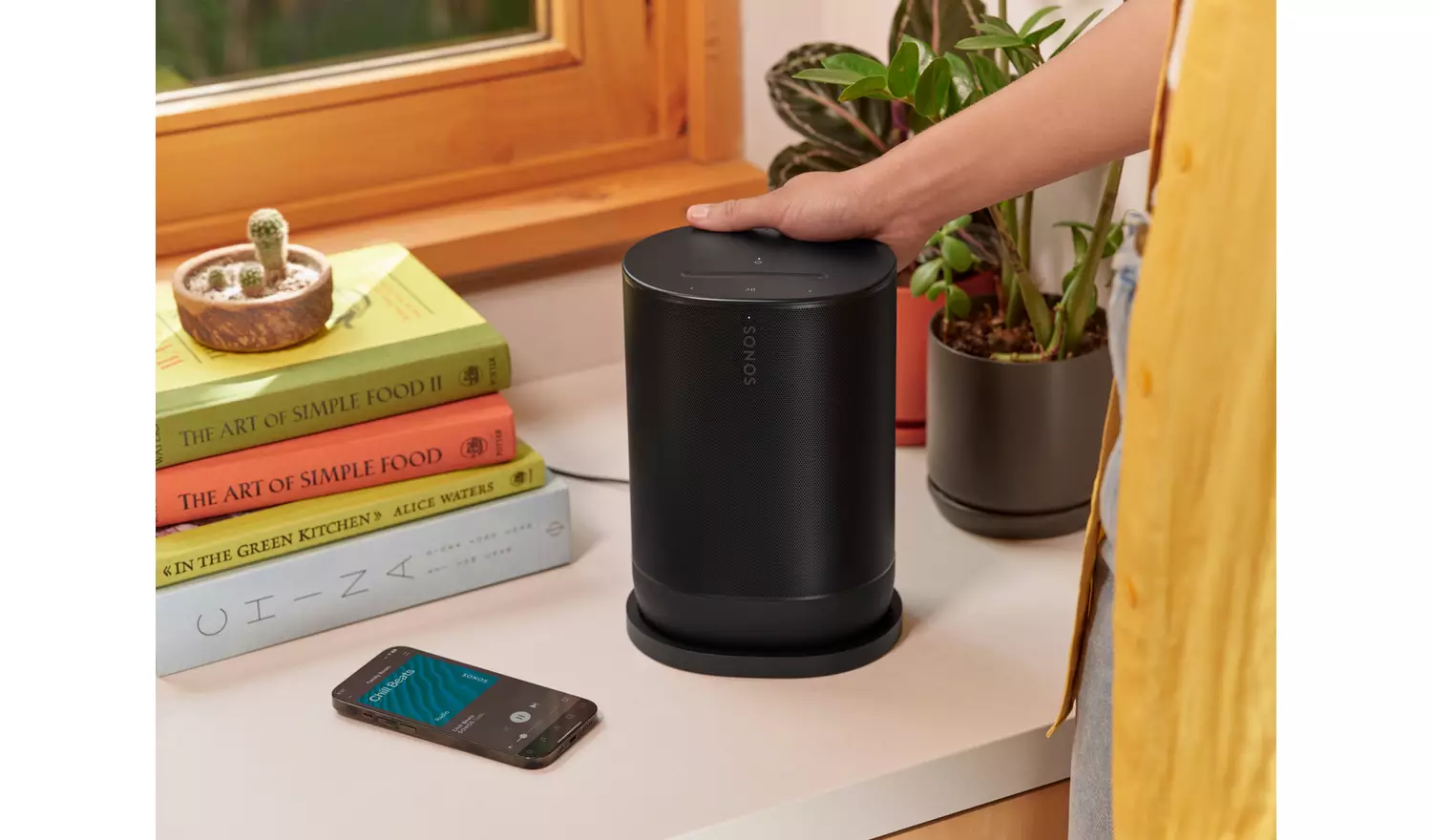 Sonos Move 2 Bluetooth Portable Speaker - Black