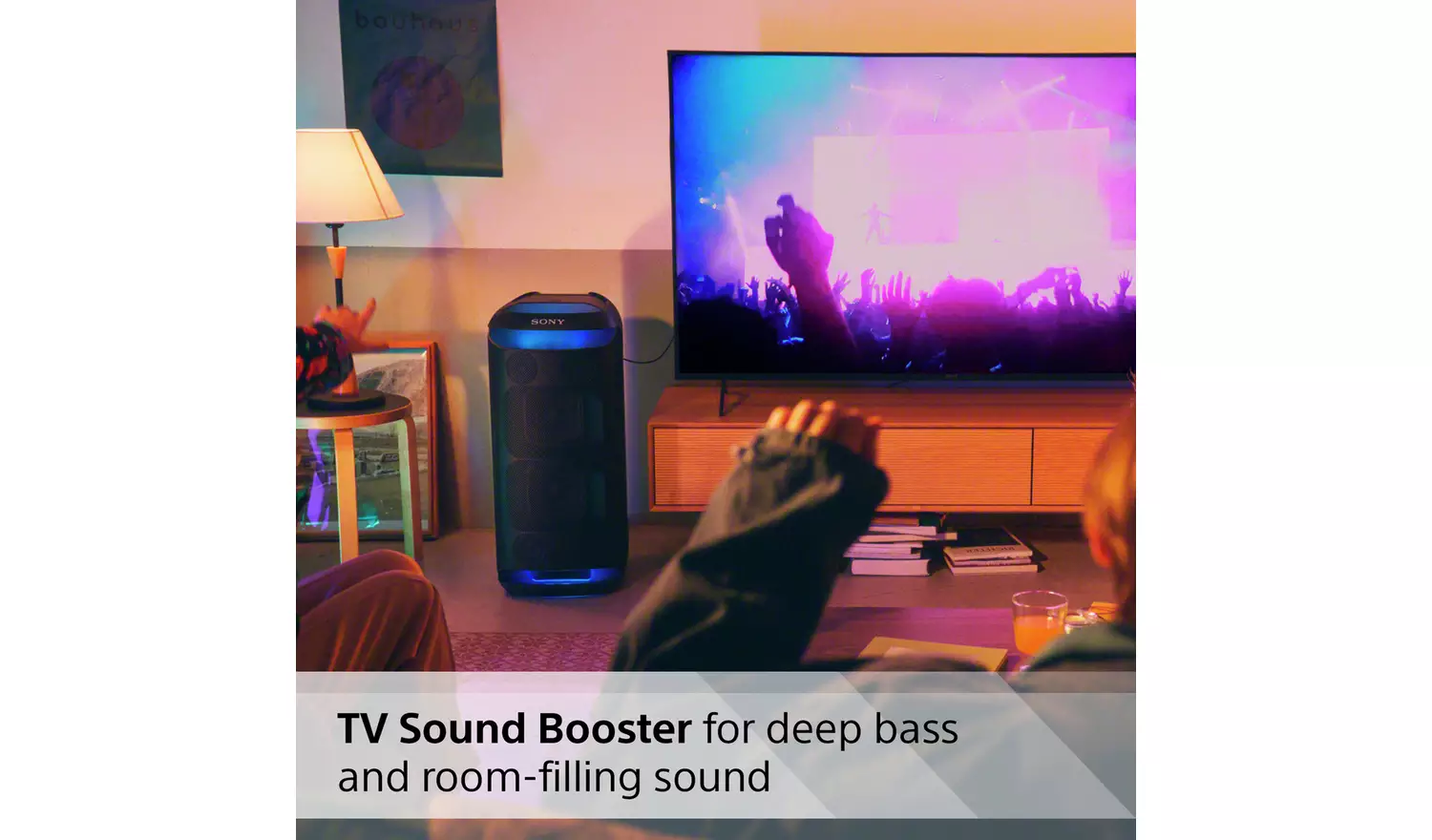 Sony SRS-XV800 Bluetooth Portable Party Speaker - Black