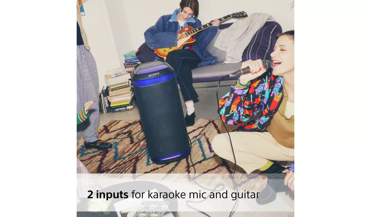 Sony SRS-XV800 Bluetooth Portable Party Speaker - Black