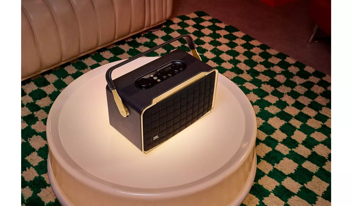 JBL Authentic 300 Smart Home Speaker - Black & Gold