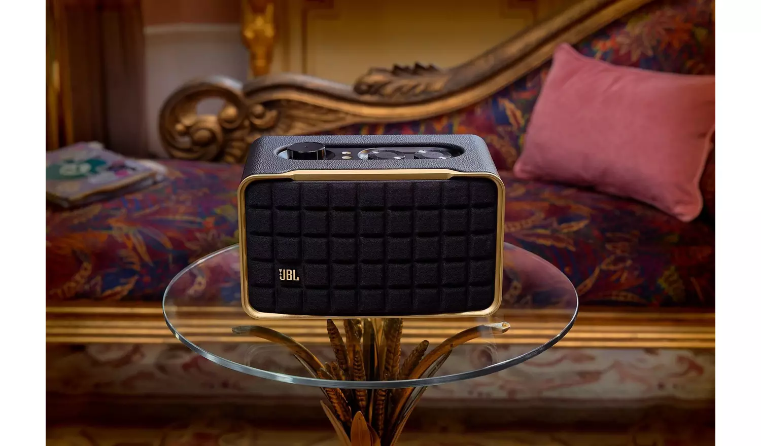 JBL Authentic 200 Smart Home Speaker - Black & Gold