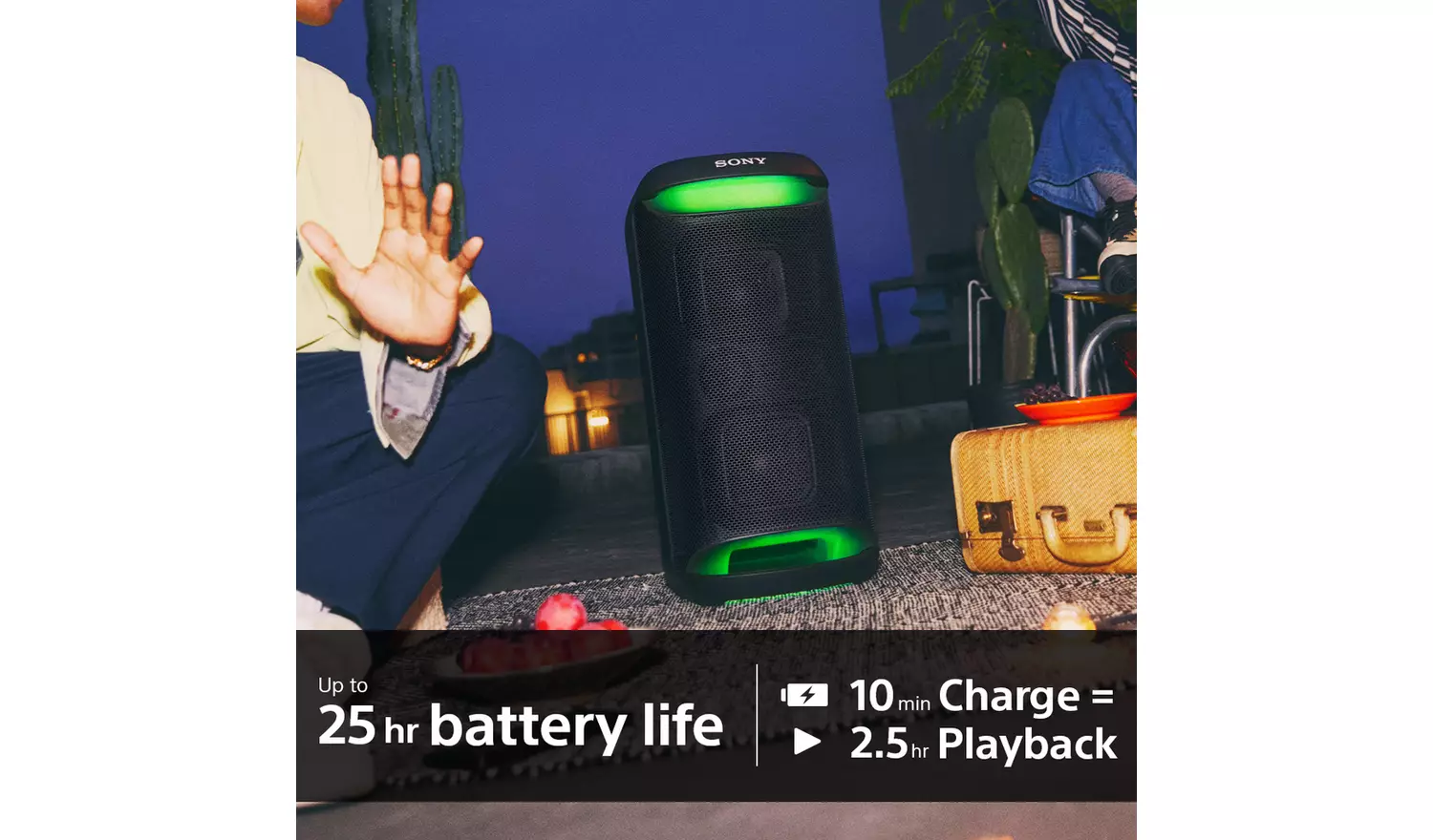 Sony SRS XV500 Bluetooth Portable Party Speaker - Black