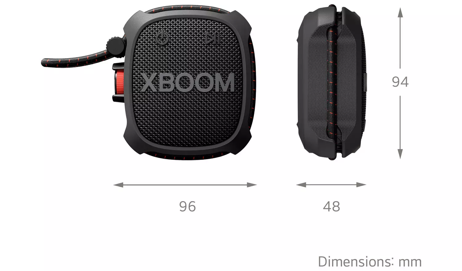 LG XBOOM Go XG2 Portable Bluetooth Speaker - Black