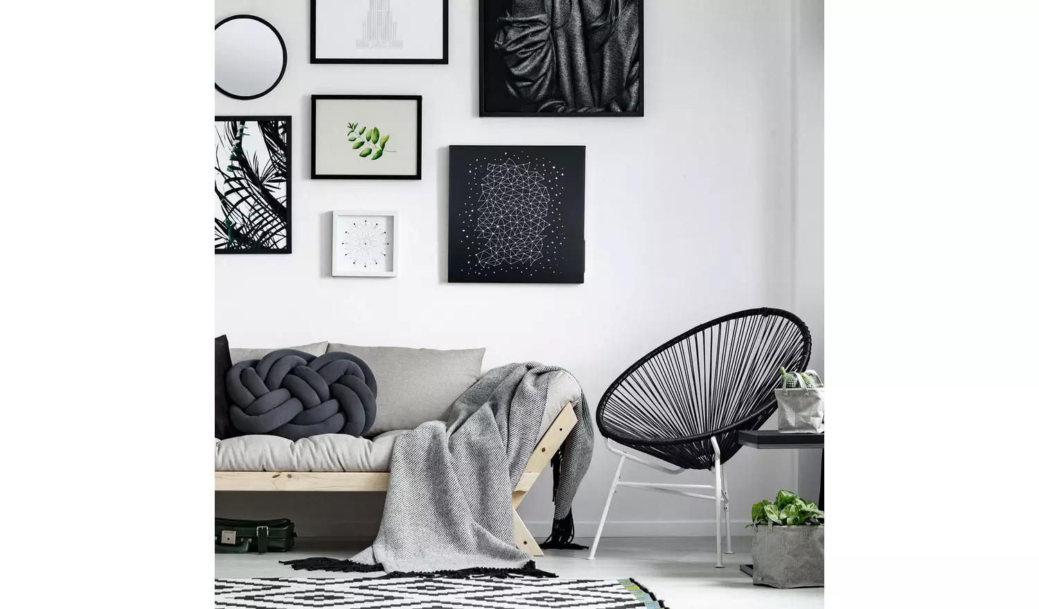 Swipe Sound Frame Bluetooth Speaker - Black