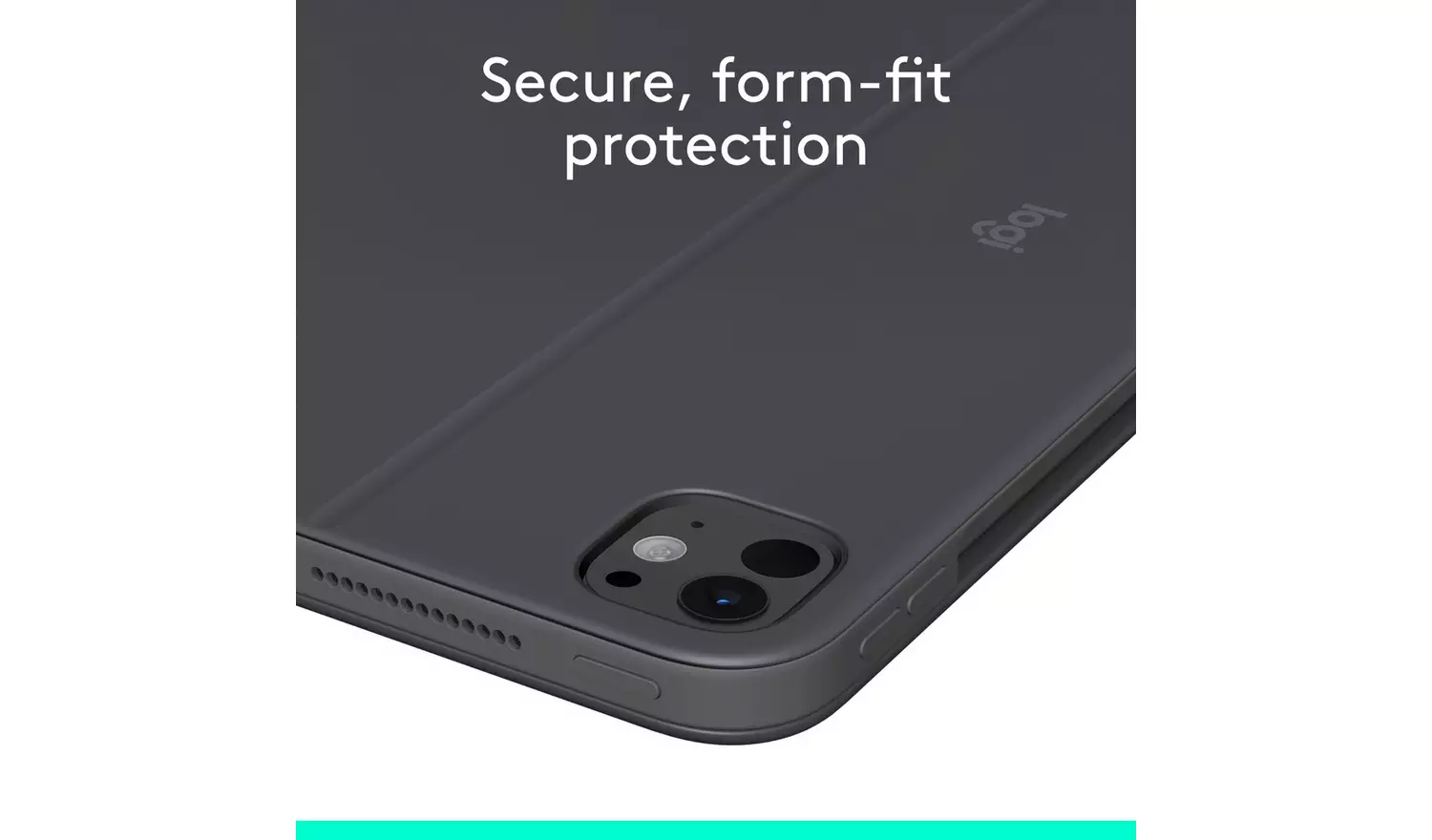 Logitech Combo Touch iPad Pro 11 Inch Tablet Case – Grey