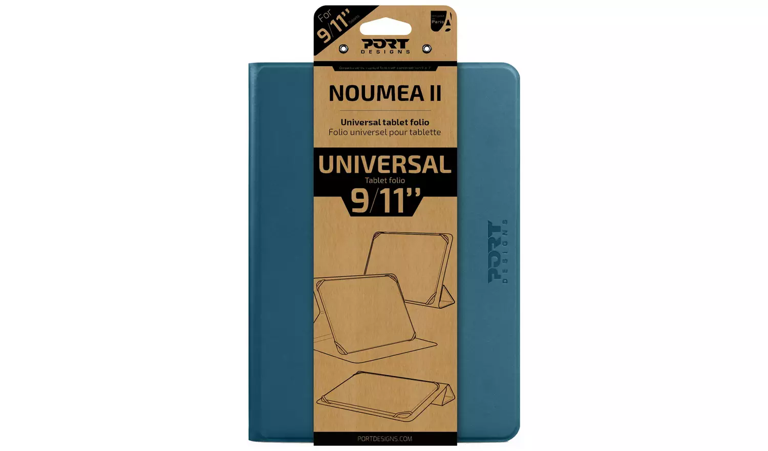 Port Designs Noumea II 9-11 Inch Universal Tablet Case Blue