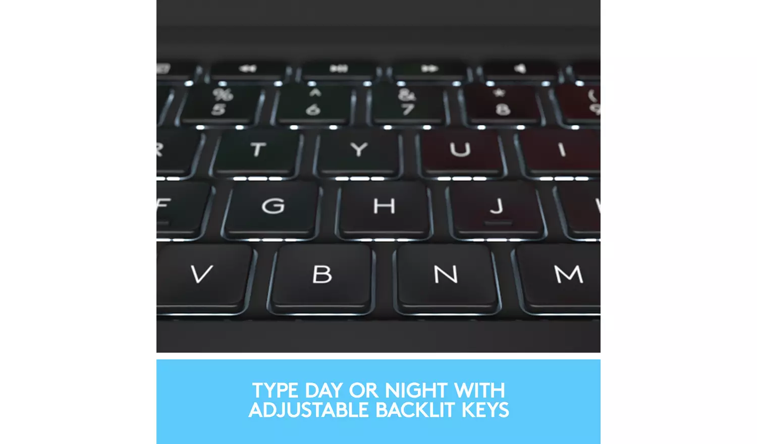 Logitech iPad Pro 12.9 Inch (3rd & 4th gen) Slim Case - Grey