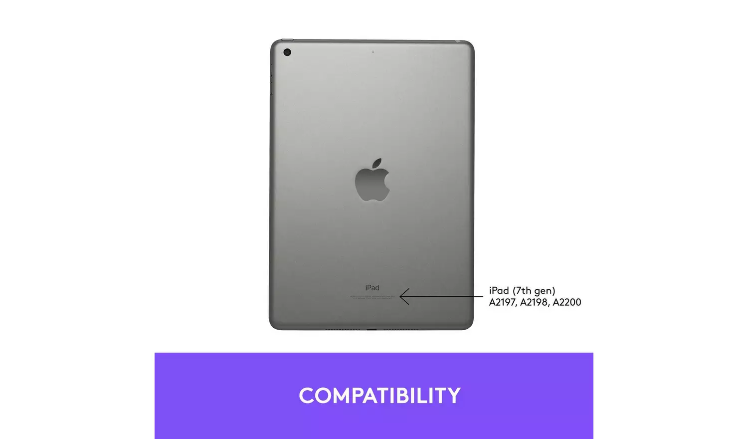 Logitech Slim Folio for iPad (7th, 8th, & 9th generation)