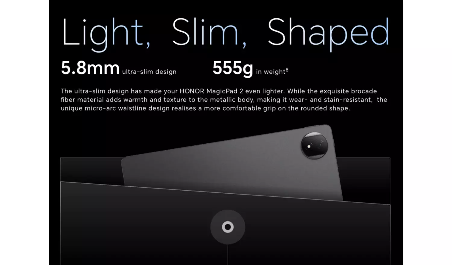 HONOR MagicPad2 12.3 Inch 256GB Wi-Fi Tablet - Grey