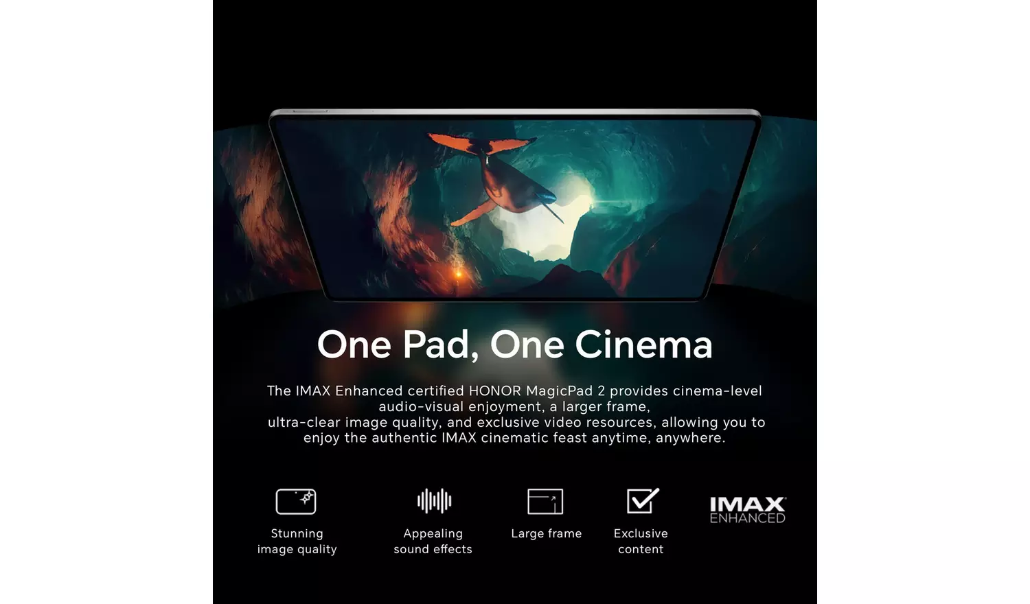 HONOR MagicPad2 12.3 Inch 256GB Wi-Fi Tablet - Grey