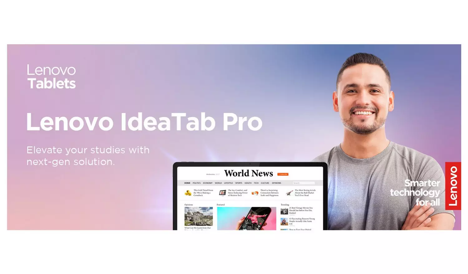 Lenovo Idea Tab Pro 12.7in 128GB Wi-Fi Tablet & Tab Pen Plus