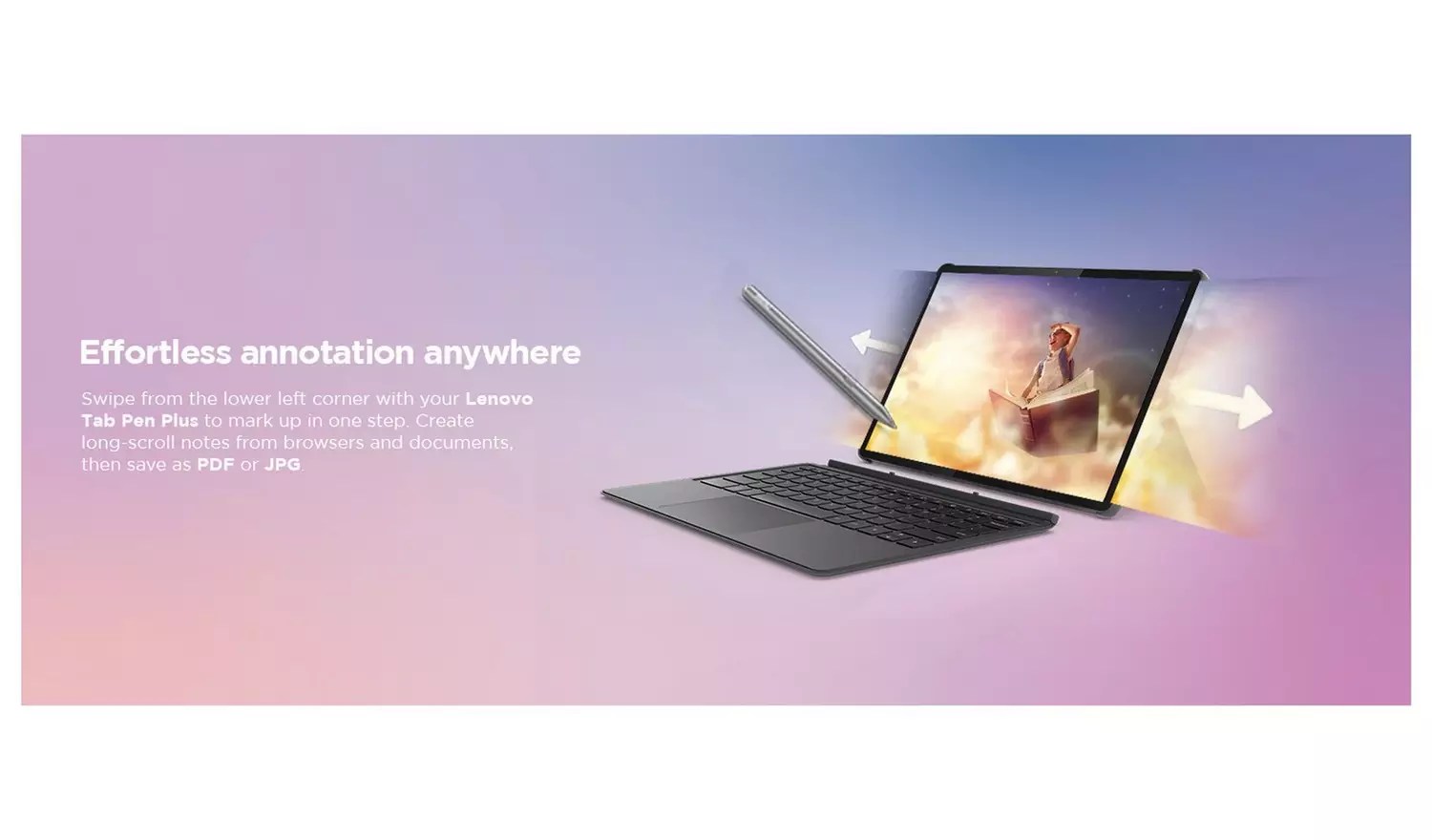 Lenovo Idea Tab Pro 12.7in 256GB Wi-Fi Tablet & Tab Pen Plus