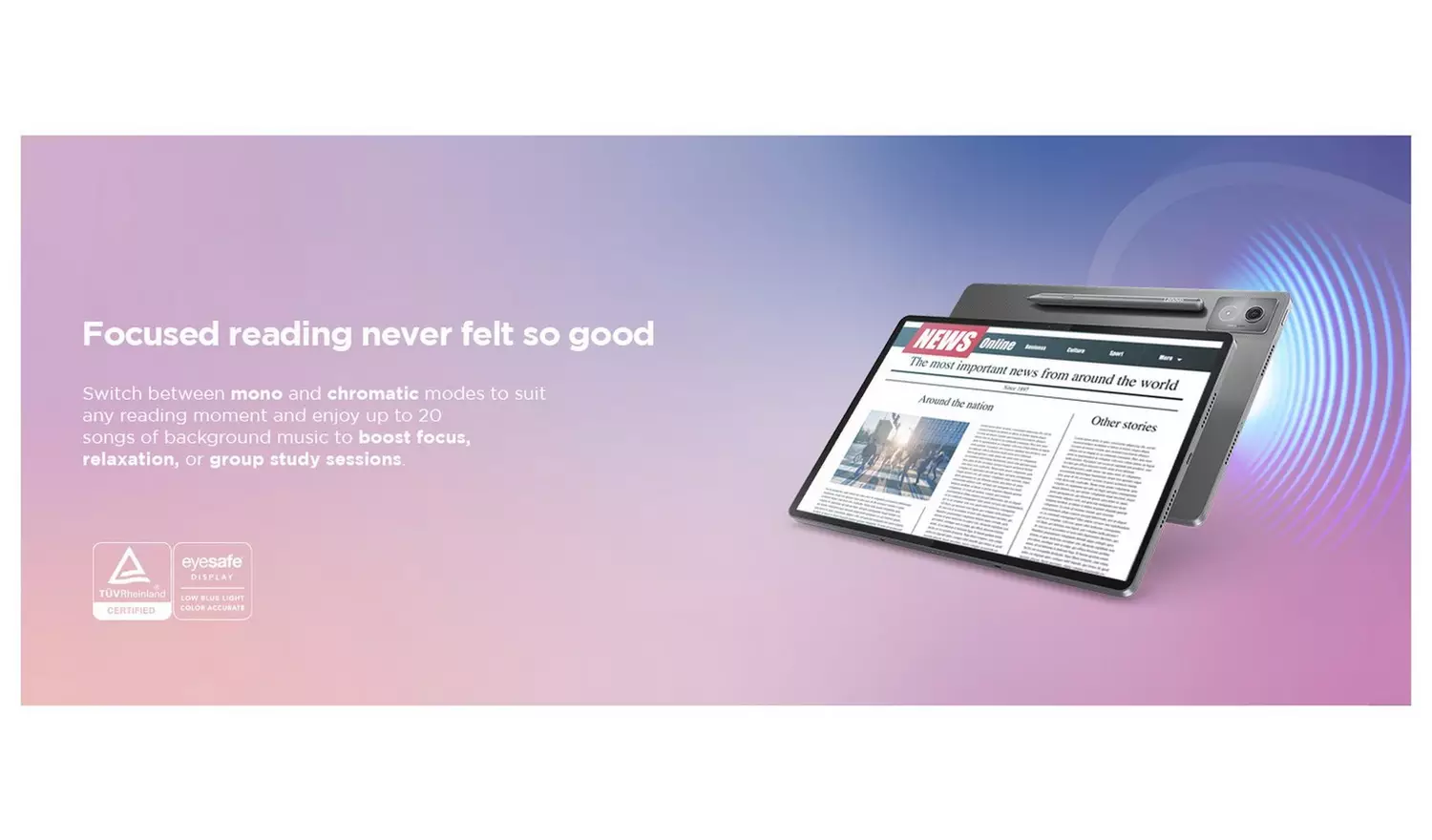 Lenovo Idea Tab Pro 12.7in 256GB Wi-Fi Tablet & Tab Pen Plus