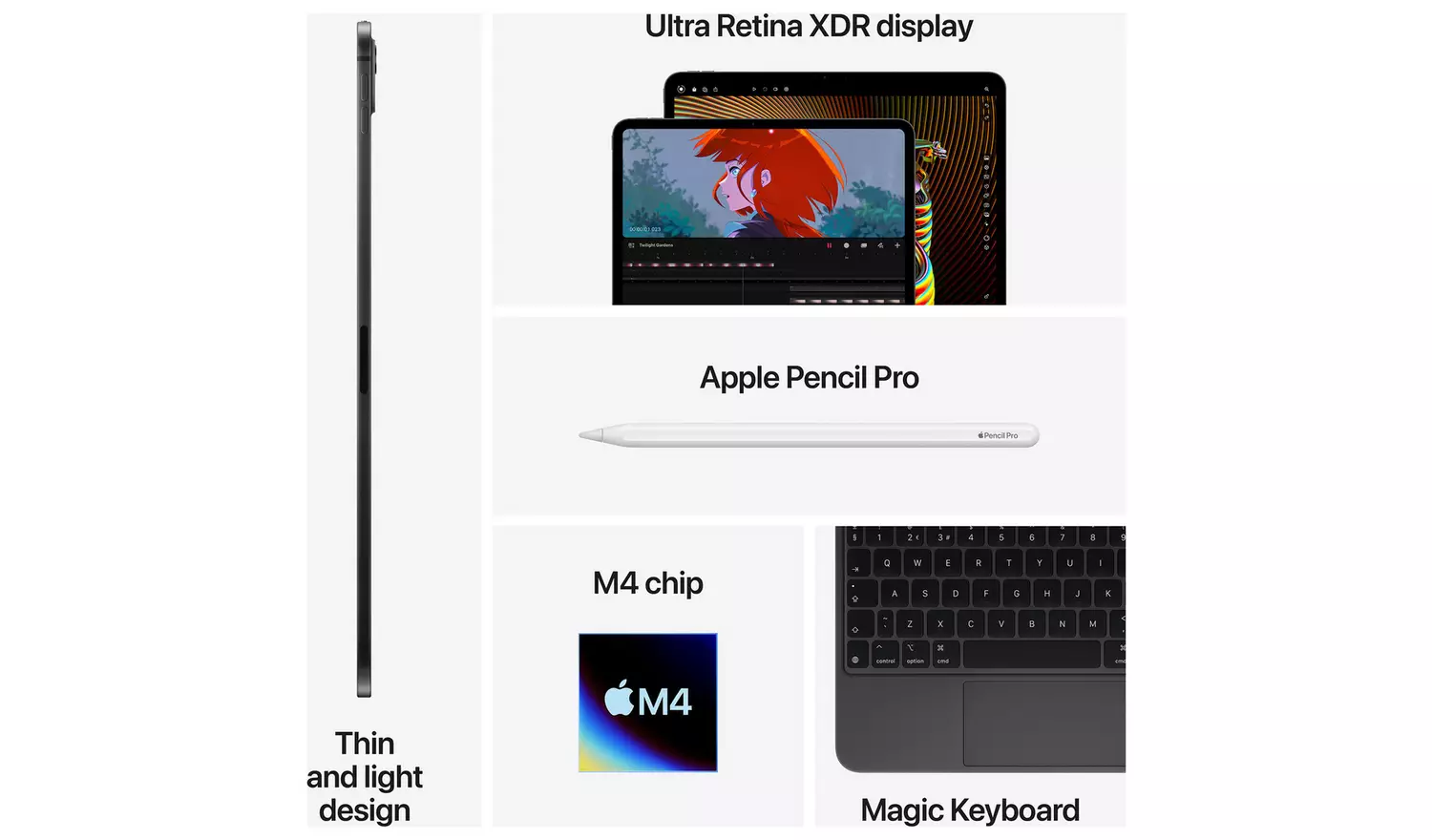 Apple iPad Pro 2024 13 Inch Wi-Fi 256GB - Space Black