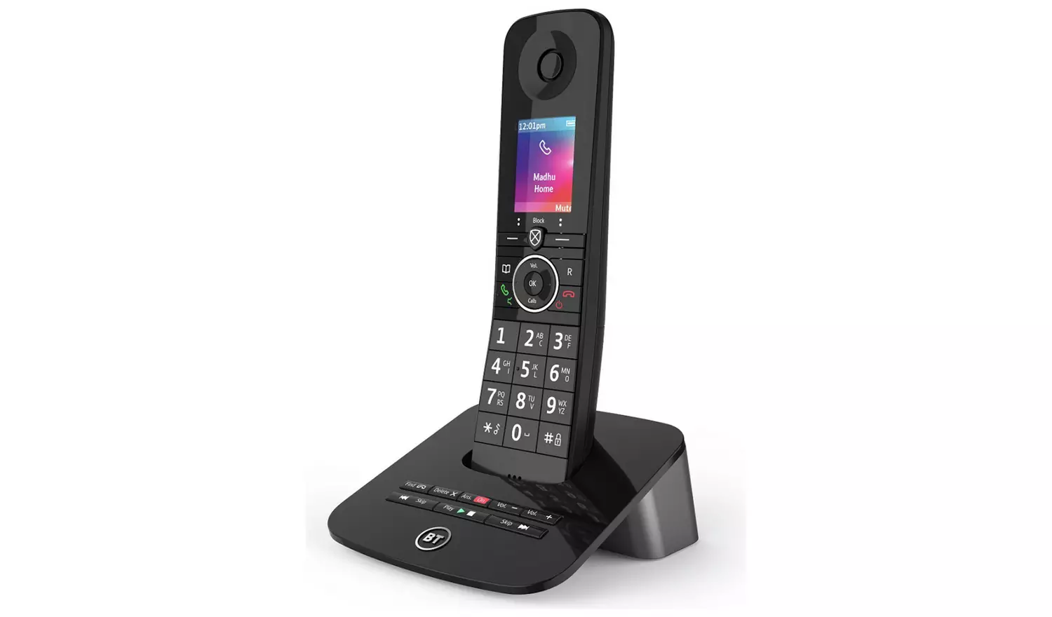 BT Premium Cordless Telephone with Answer Machine - Single