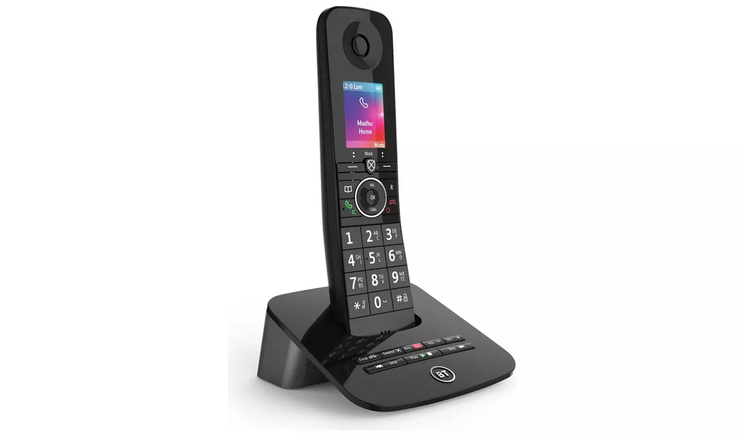 BT Premium Cordless Telephone with Answer Machine - Single