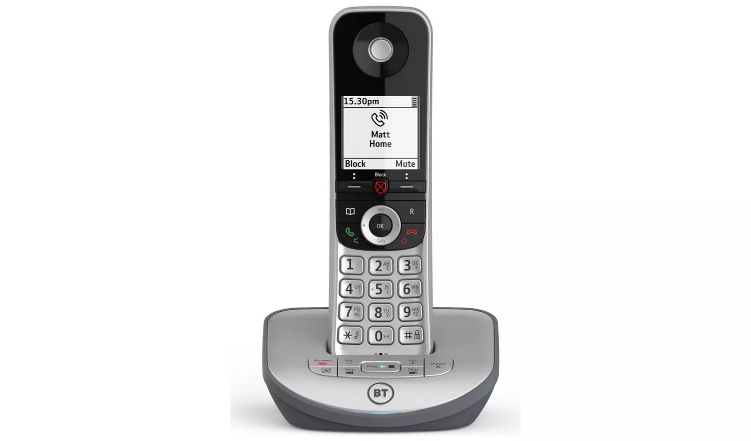 BT Advanced Z Cordless Telephone & Answer Machine - Single