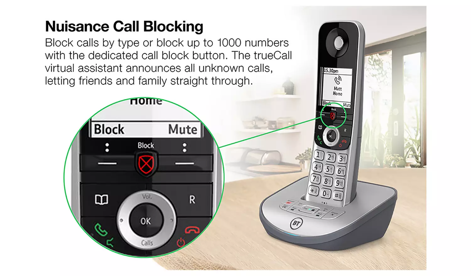 BT Advanced Z Cordless Telephone & Answer Machine - Single