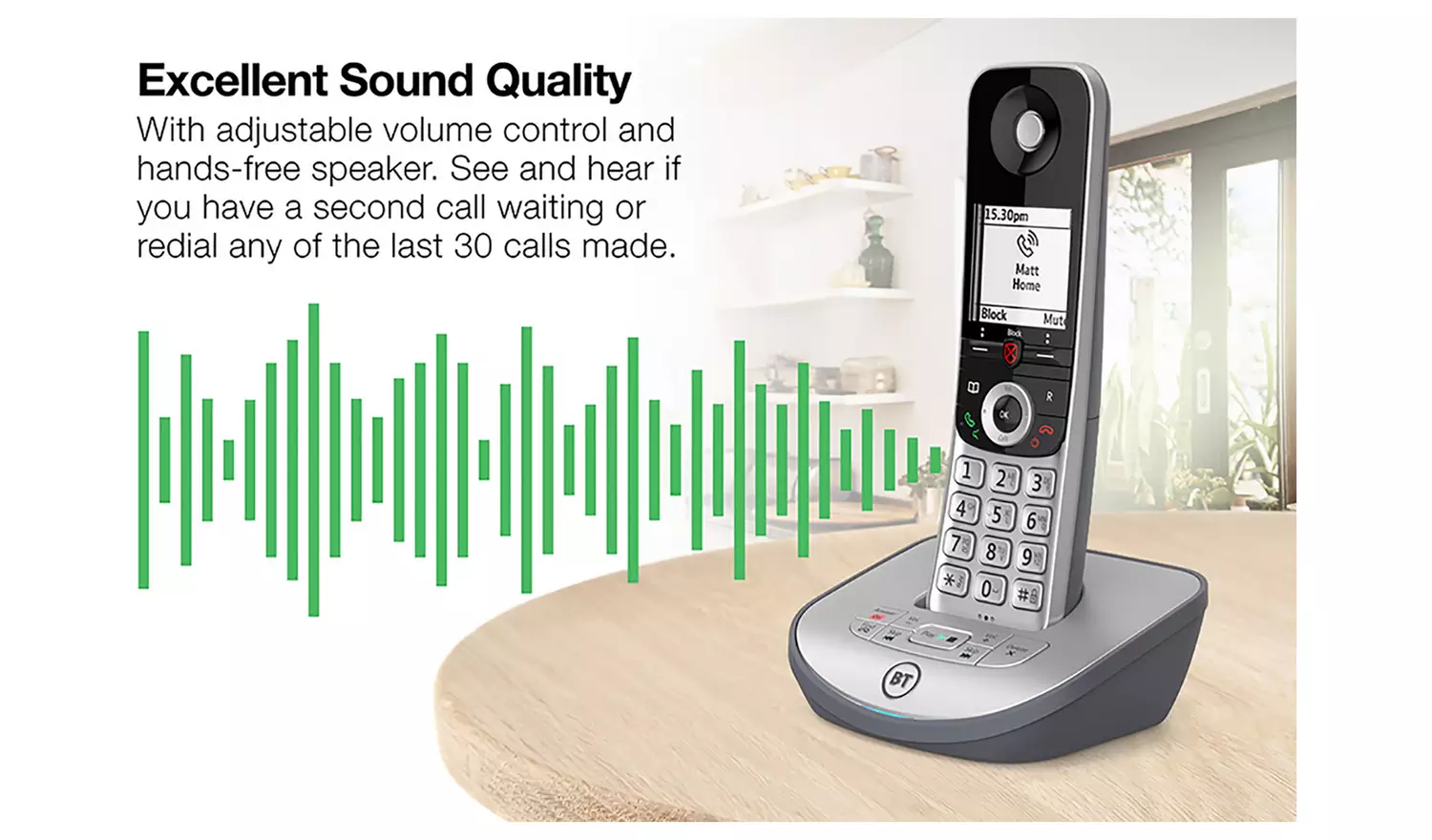 BT Advanced Z Cordless Telephone & Answer Machine - Single