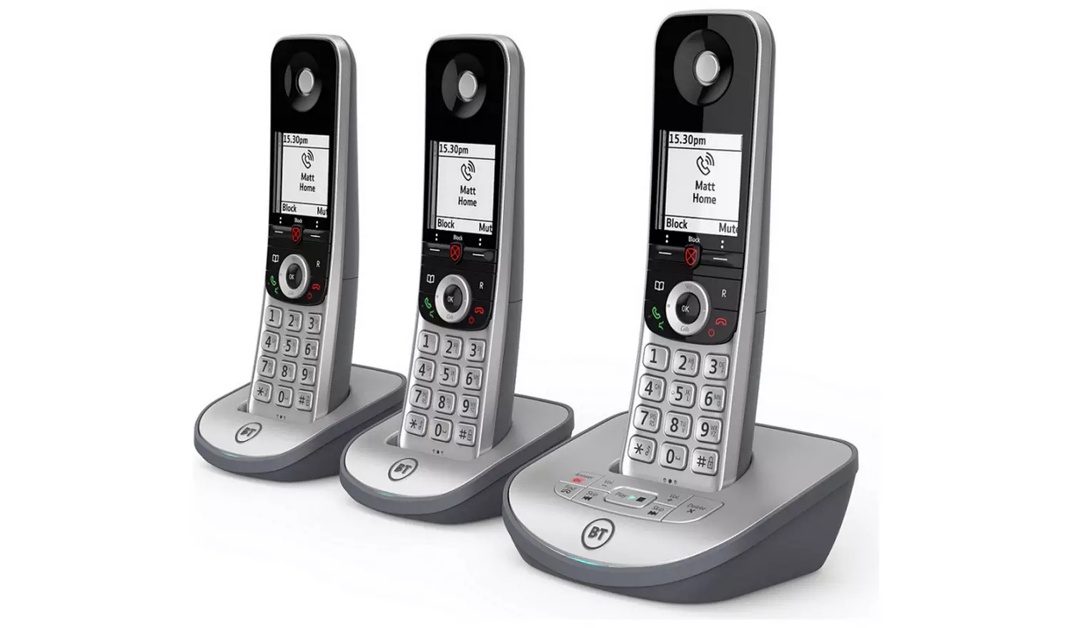 BT Advanced Z Cordless Telephone & Answer Machine - Triple