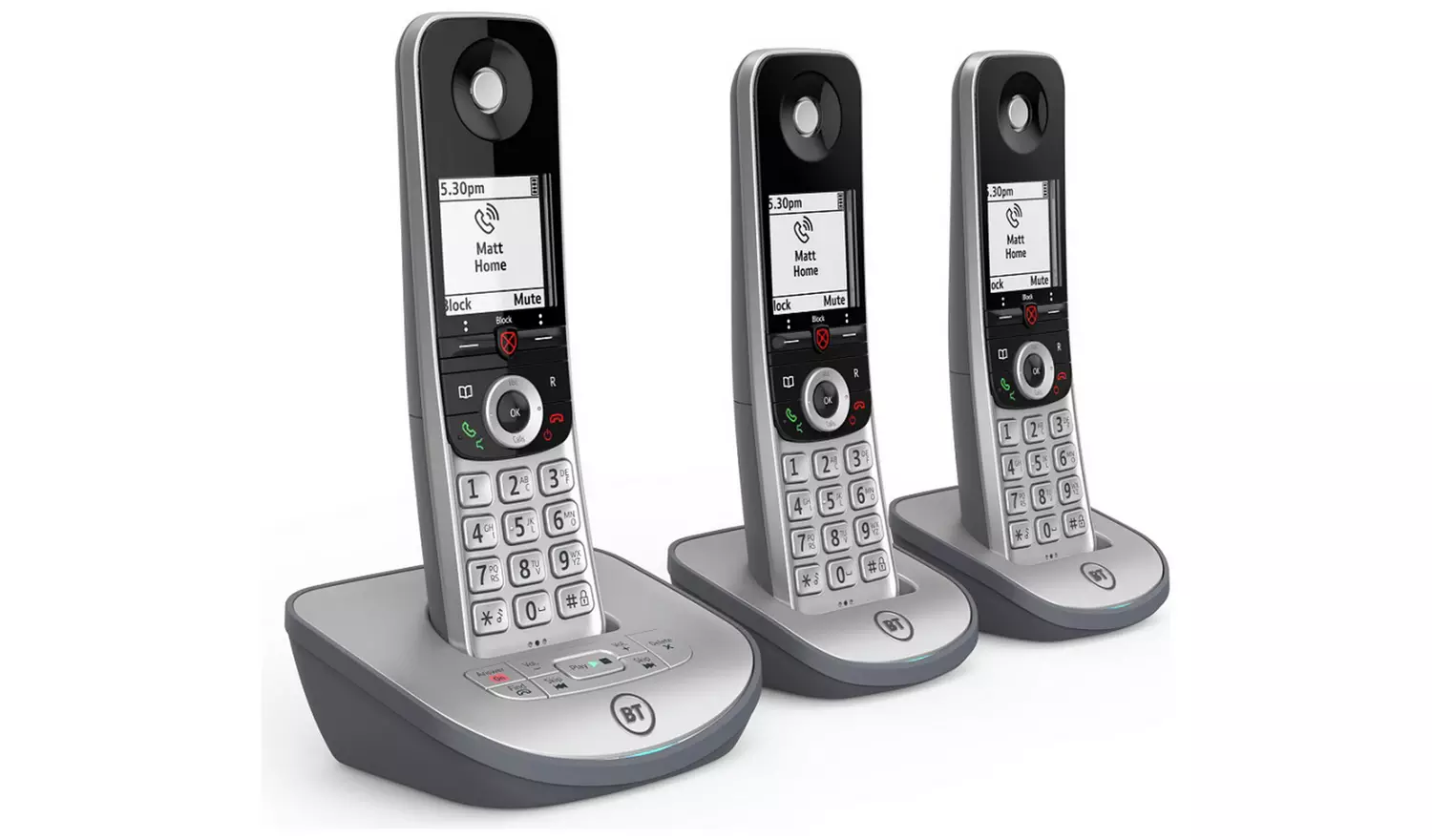 BT Advanced Z Cordless Telephone & Answer Machine - Triple