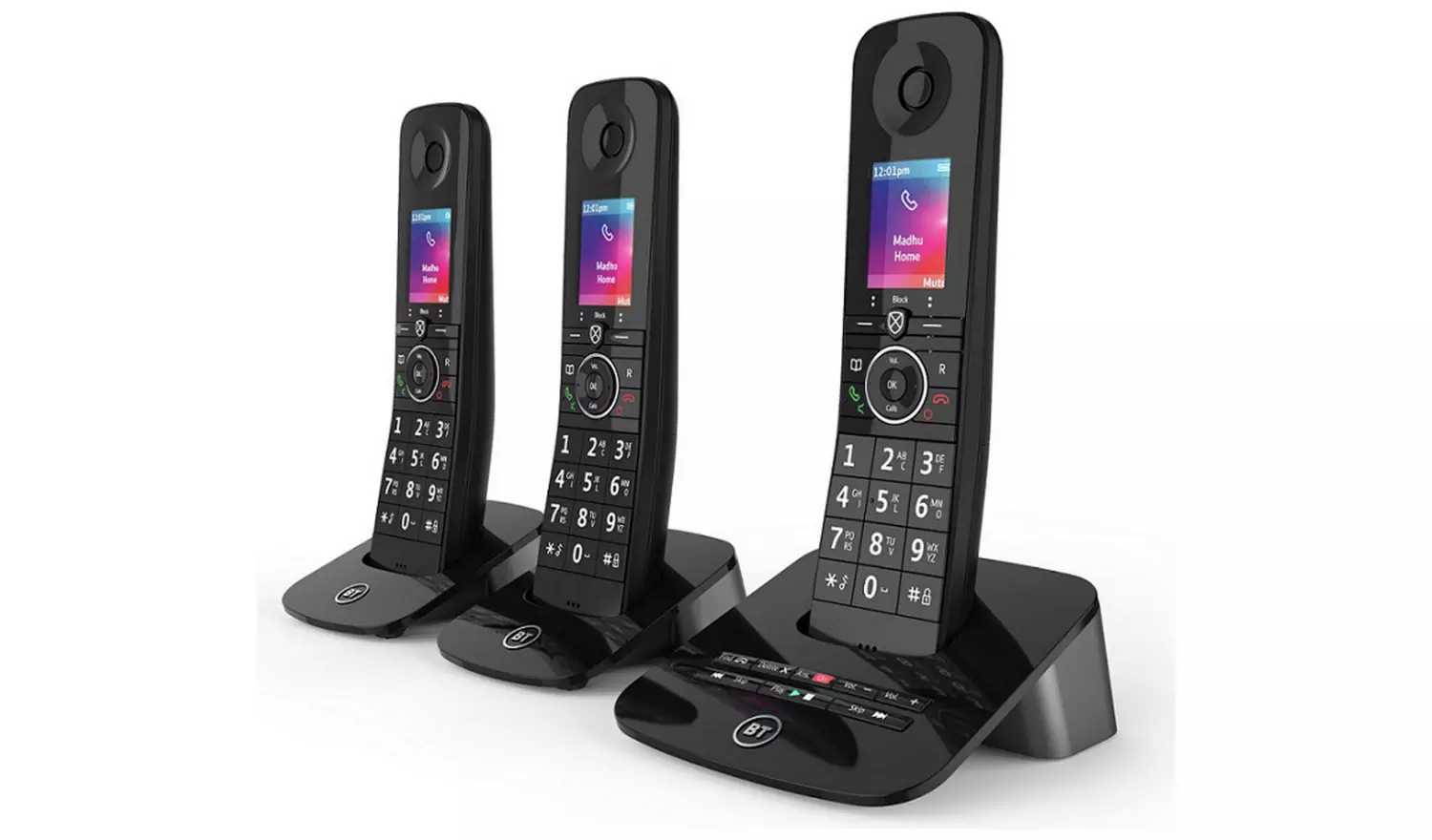 BT Premium Cordless Telephone & Answering Machine - Triple