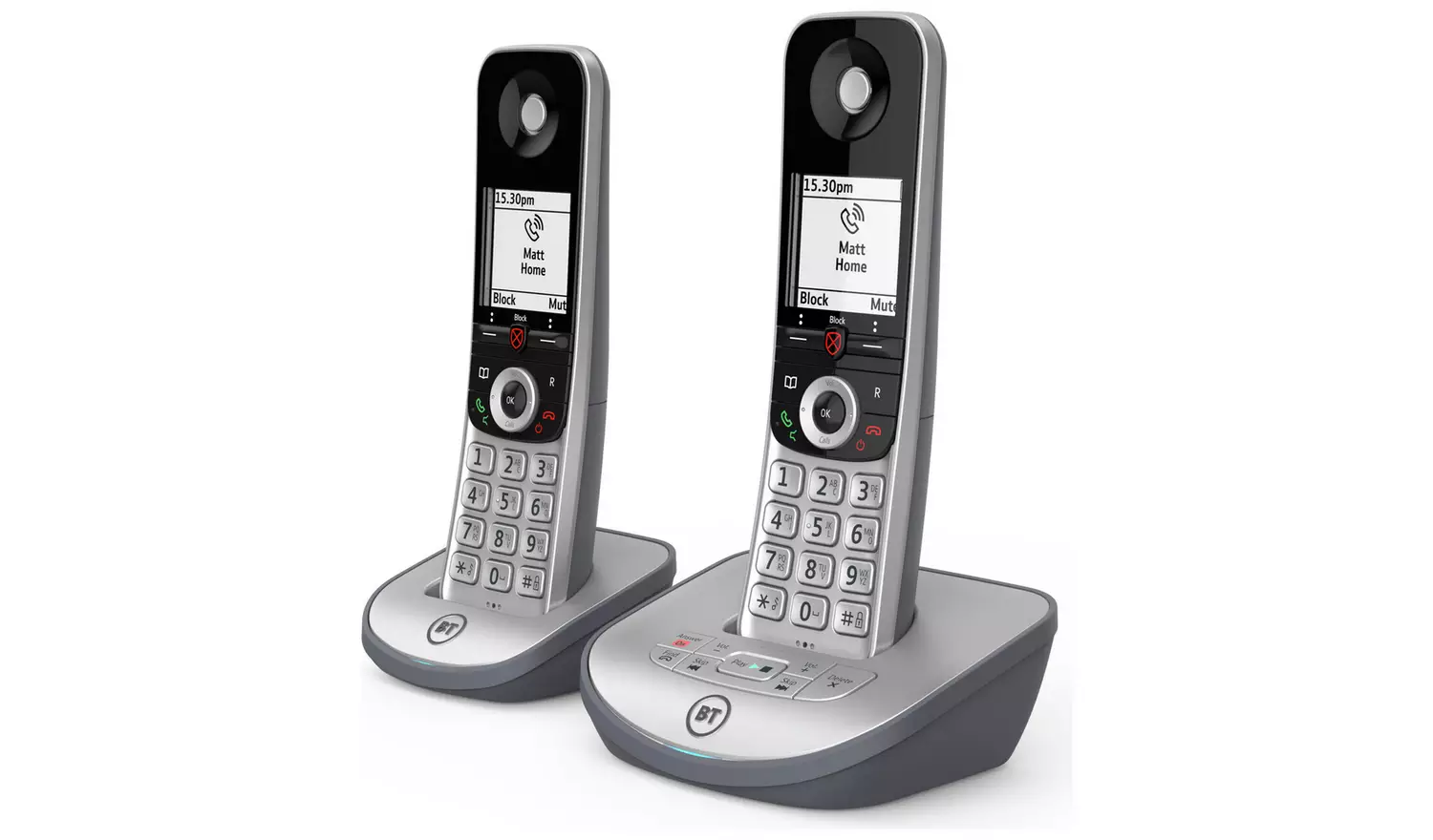 BT Advanced Z Cordless Telephone & Answering Machine - Twin