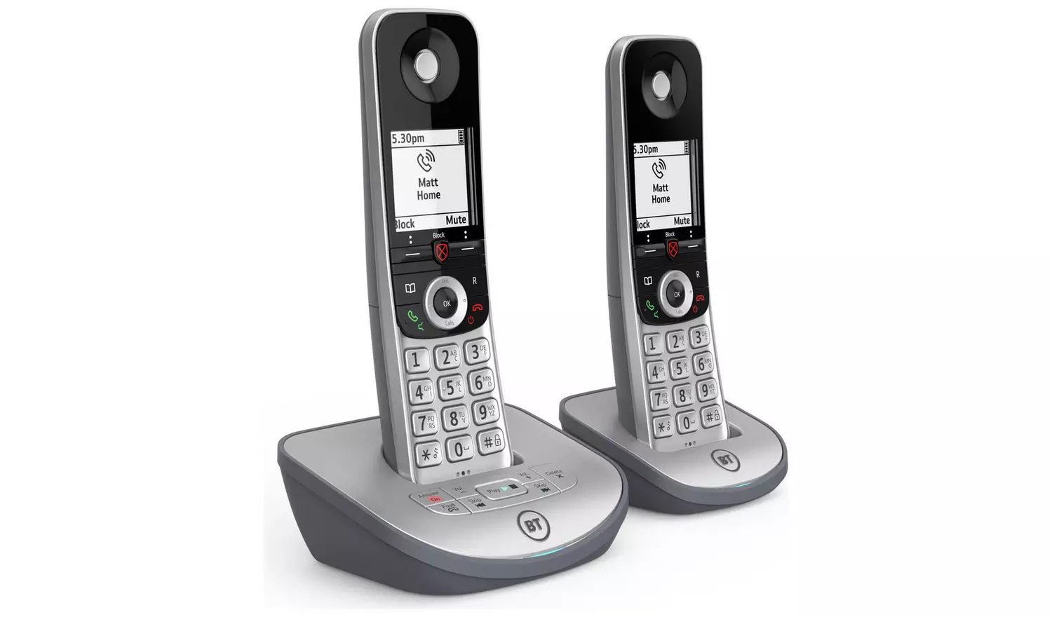 BT Advanced Z Cordless Telephone & Answering Machine - Twin