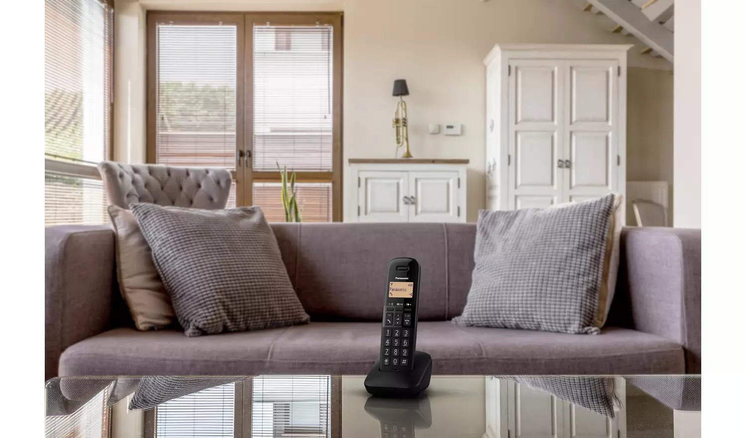 Panasonic KX-TGB610 Cordless Phone w/ Shock Resistant-Single