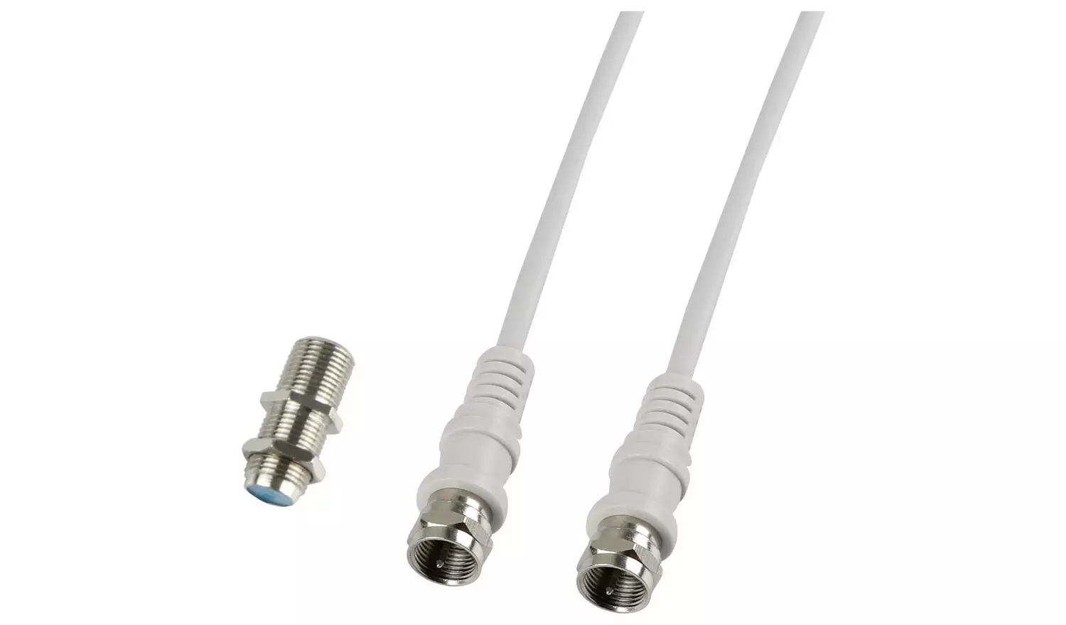 10m Satellite Extension Lead - Nickel Plated