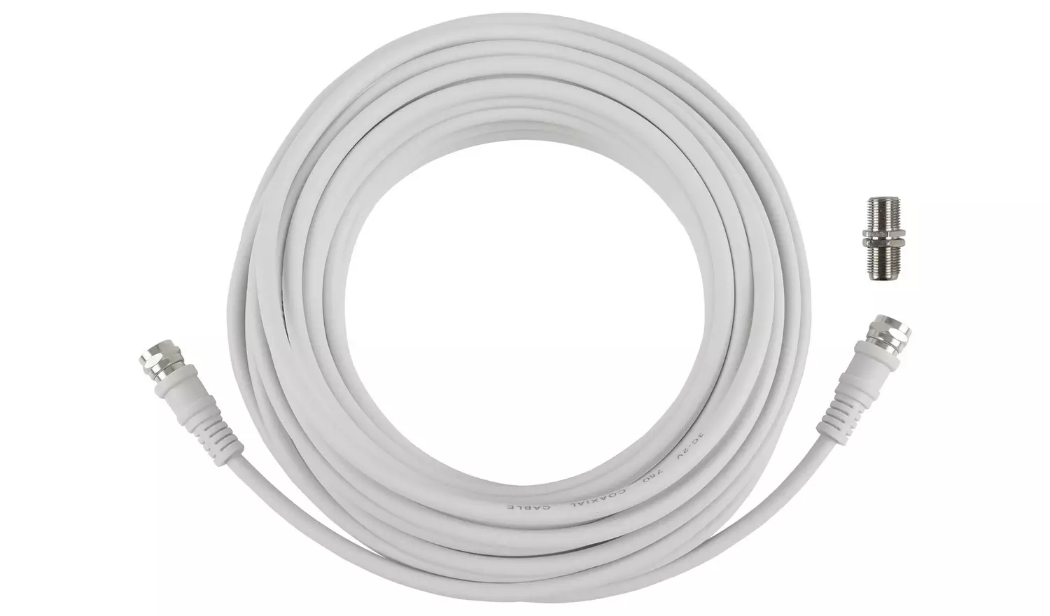 10m Satellite Extension Lead - Nickel Plated