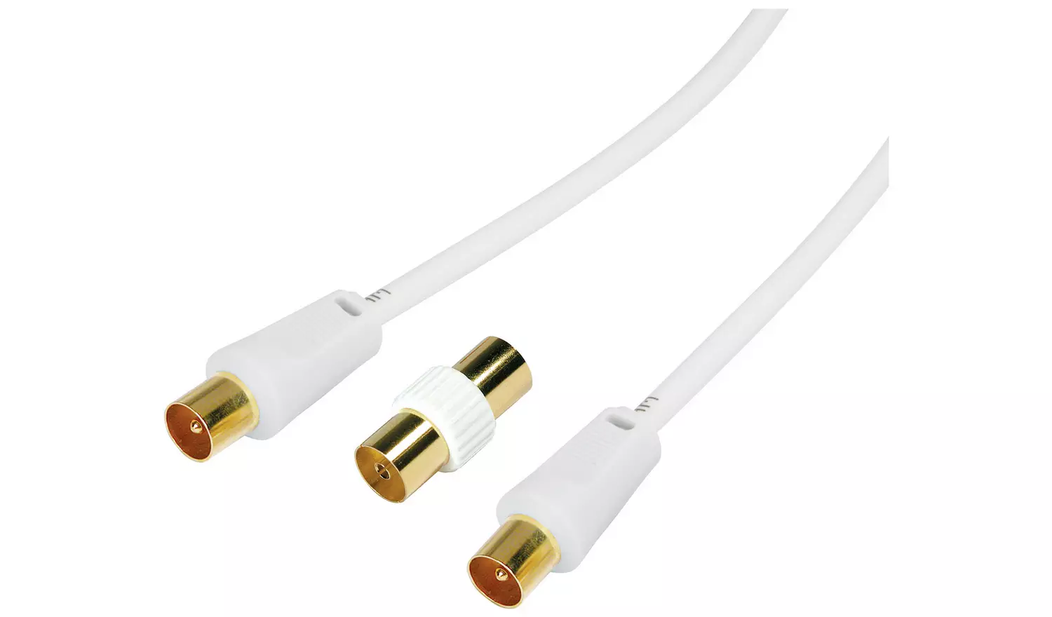10m Aerial Extension Lead - White