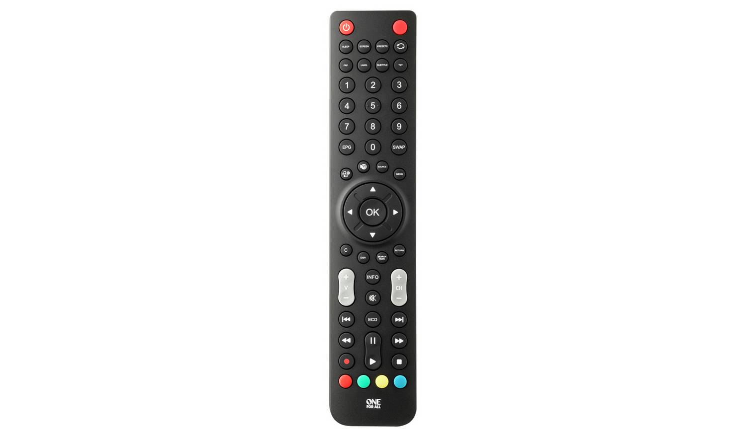 One For All URC1921 Sharp TV Replacement Remote Control
