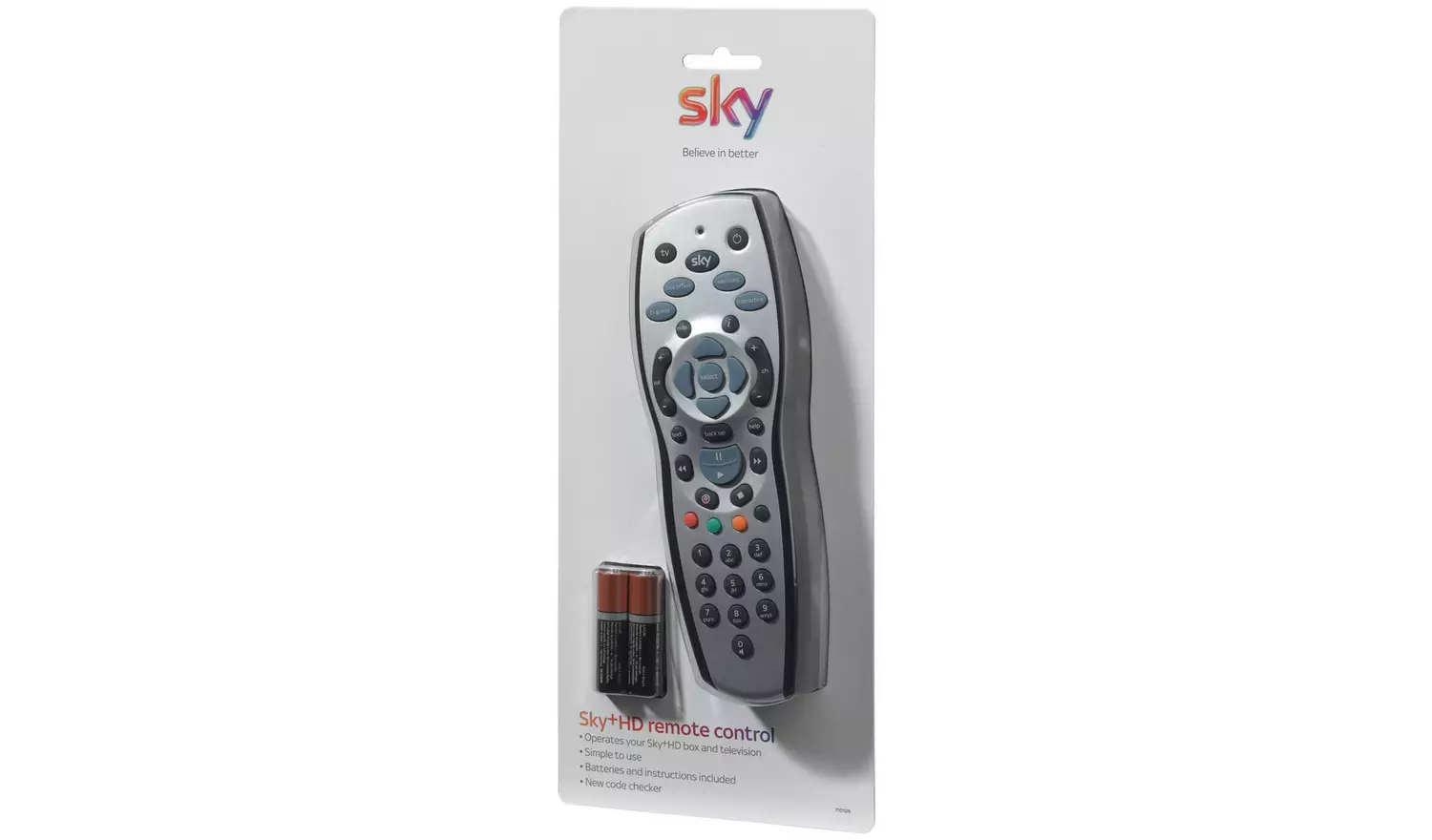 Sky+ HD SKY120 Remote Control