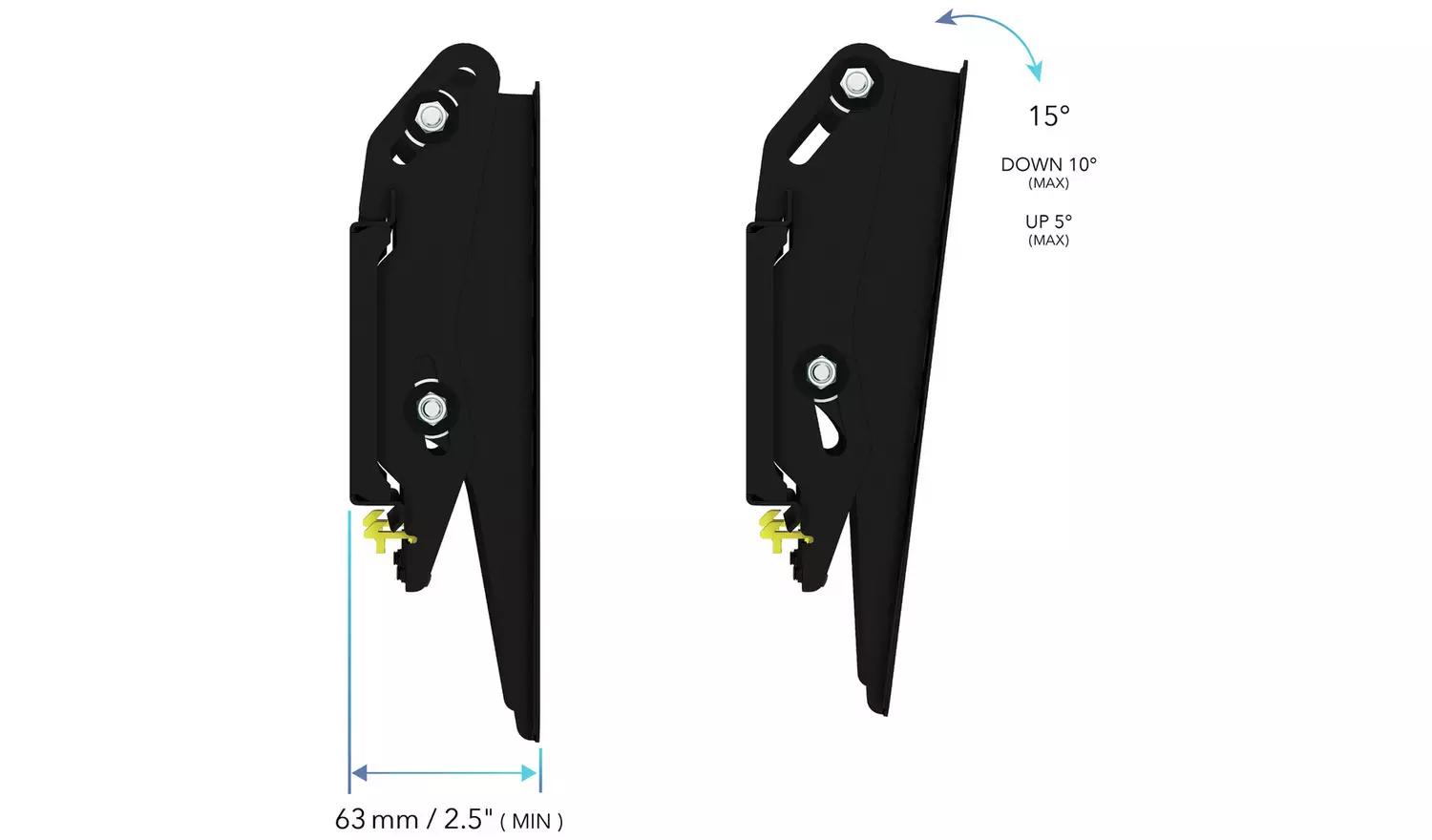 AVF Superior Tilting Up To 43 Inch TV Wall Bracket