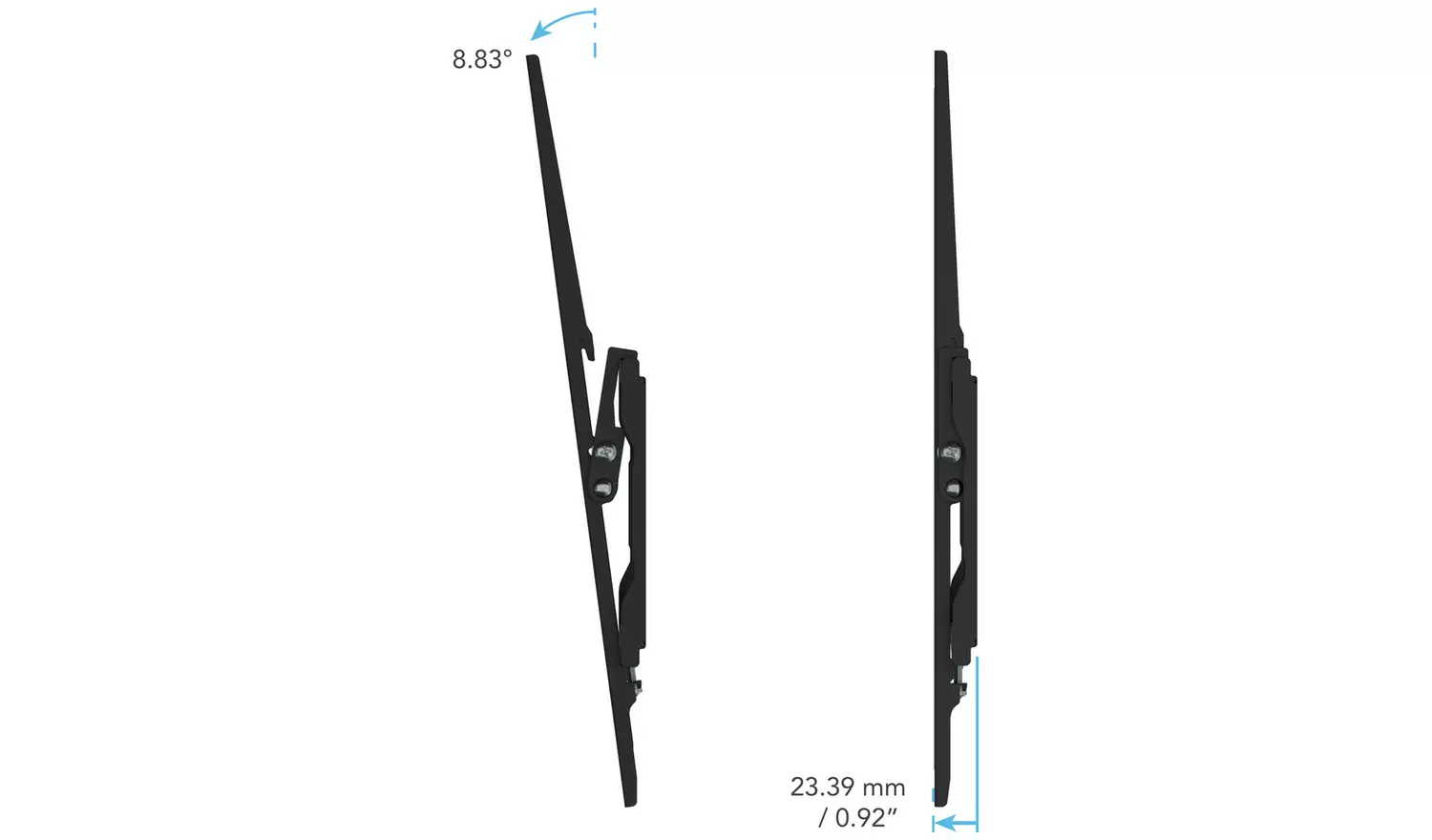 AVF Standard Tilting Up to 55 Inch TV Wall Bracket