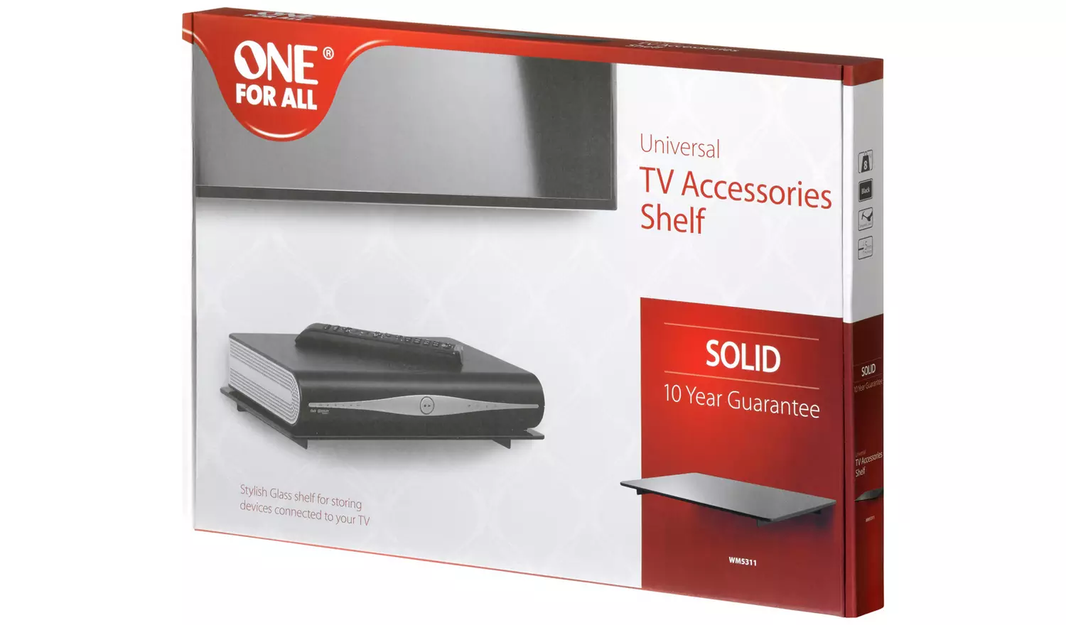 One For All WM5311 Accessory TV Media Shelf