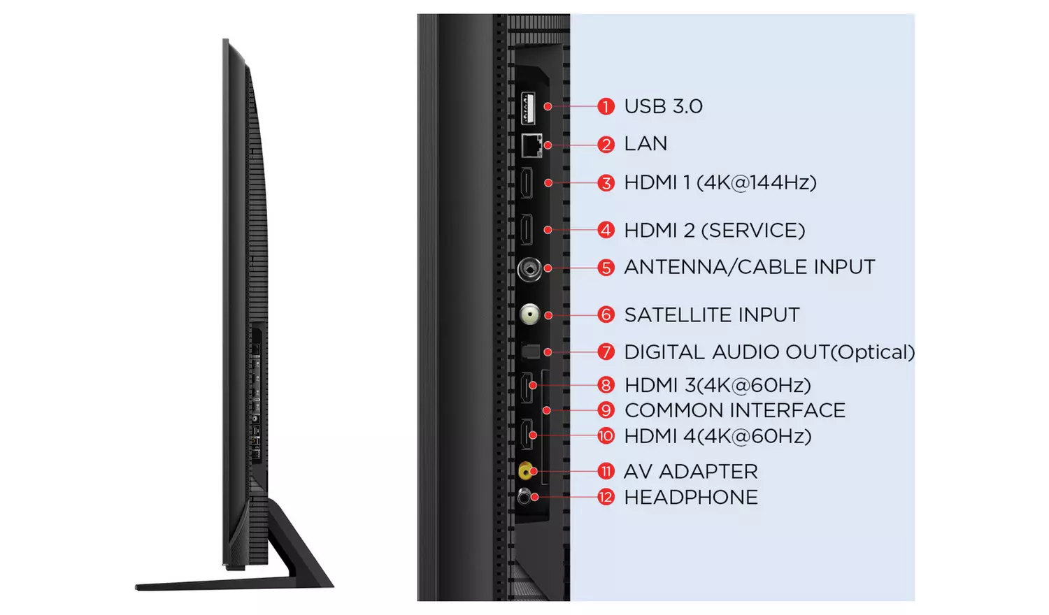 TCL 85 Inch 85C805K Mini-LED 4K Ultra HD HDR Smart TV