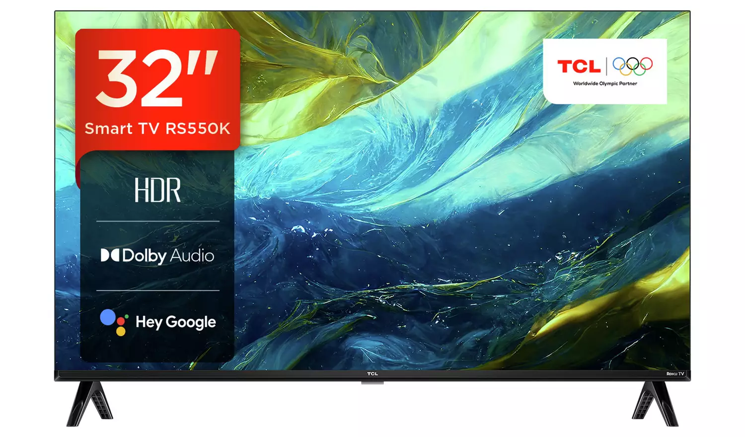 TCL 32 Inch 32RS550K Smart FHD LED Roku TV