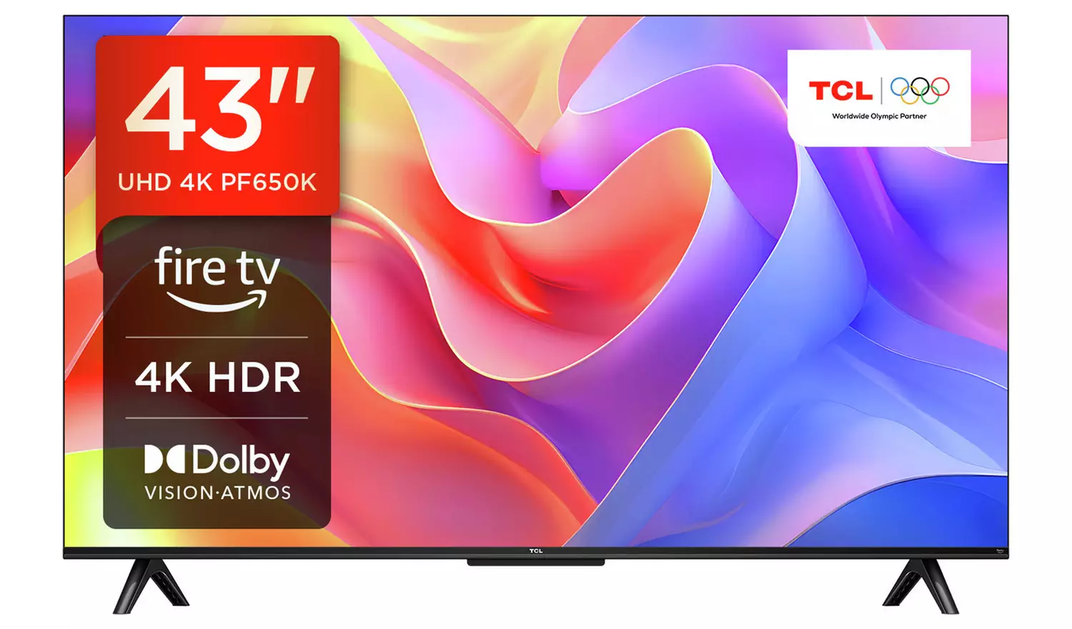 TCL 43 Inch 43PF650K Smart 4K UHD HDR LED Freely TV