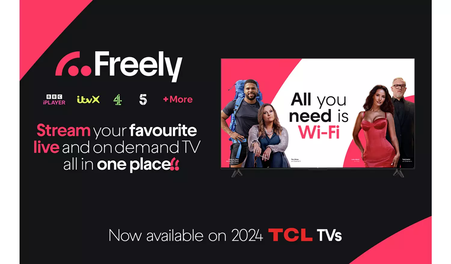 TCL 55 Inch 55PF650K Smart 4K UHD HDR LED Freely TV